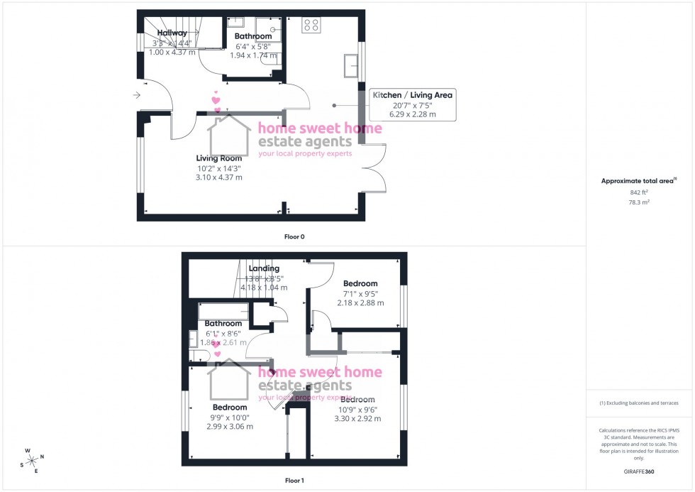 Floorplan for Burnside, Nairn, IV12
