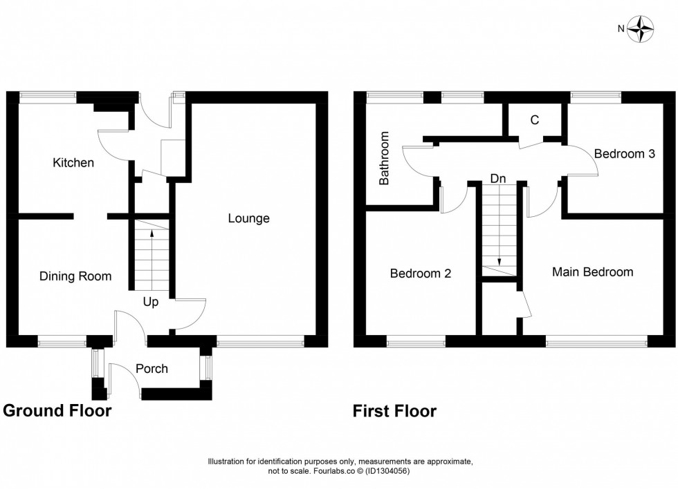 Floorplan for Ettrick Way, Glenrothes, KY6