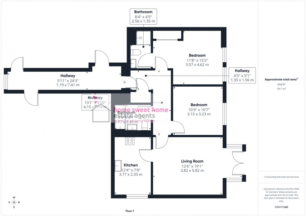 Floorplan for Holm Farm Road, Culduthel, IV2