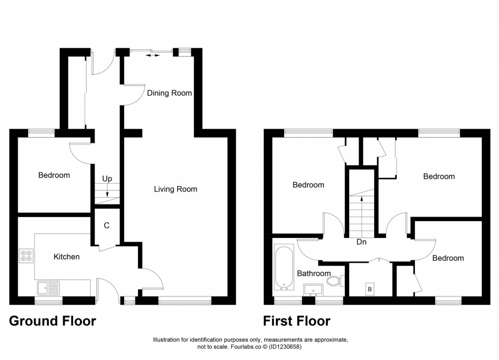Floorplan for Keith Drive, Glenrothes, KY6