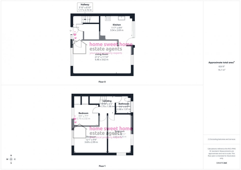 Floorplan for Morvich Way, Inverness, IV2