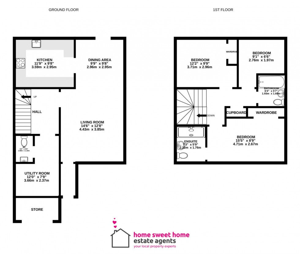 Floorplan for Bishops View, Inverness, IV3