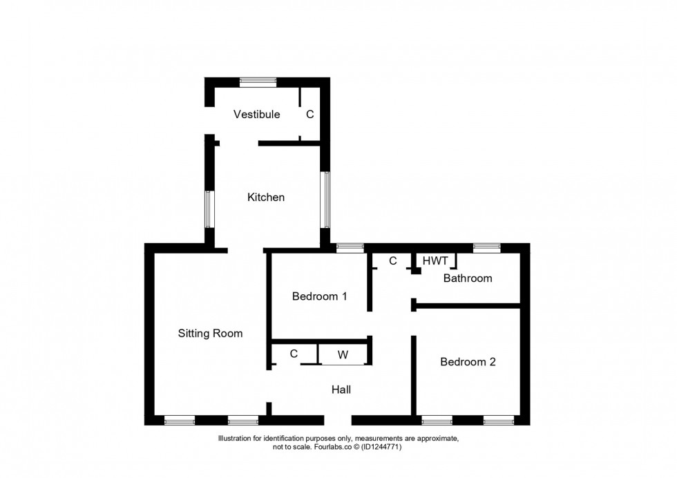 Floorplan for Henrietta Street, Avoch, IV9