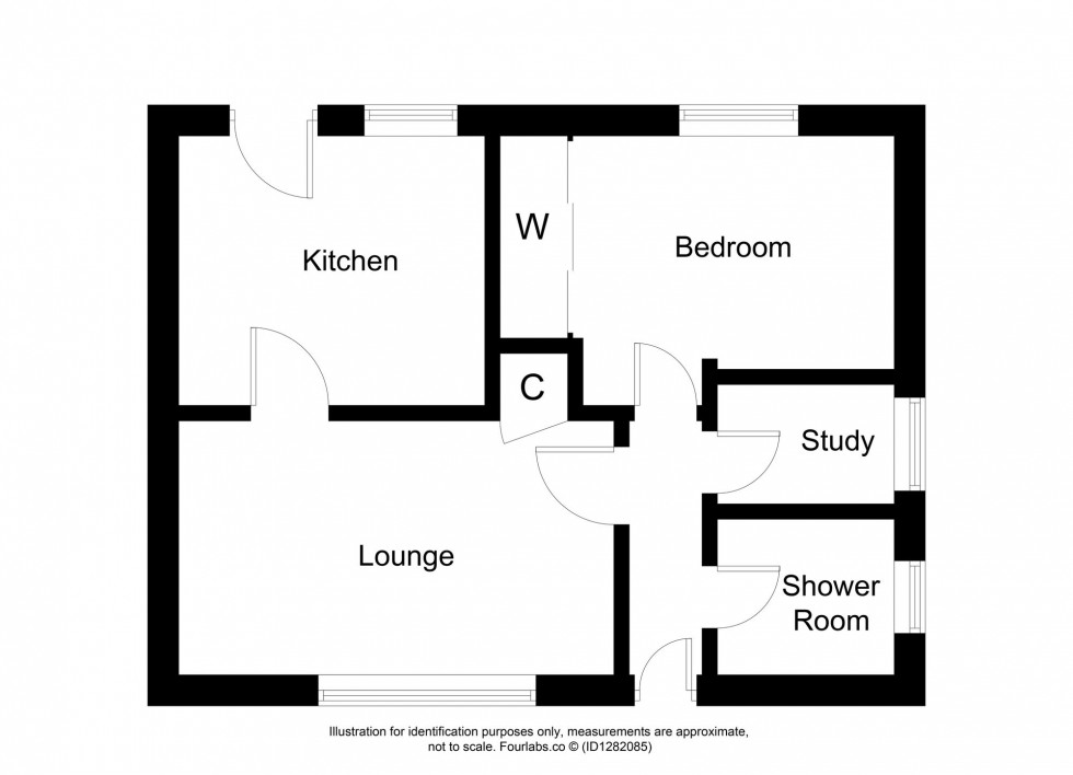 Floorplan for Herriot Crescent, Methil, KY8