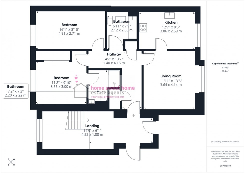 Floorplan for Countess Park, Slackbuie, IV2