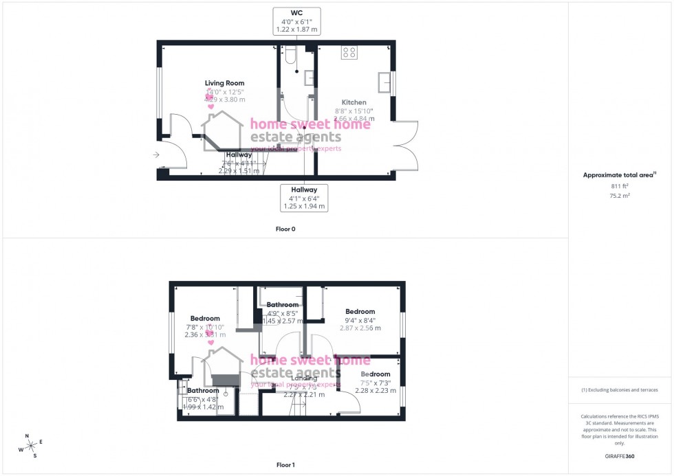 Floorplan for Great Glen Gardens, Inverness, IV3