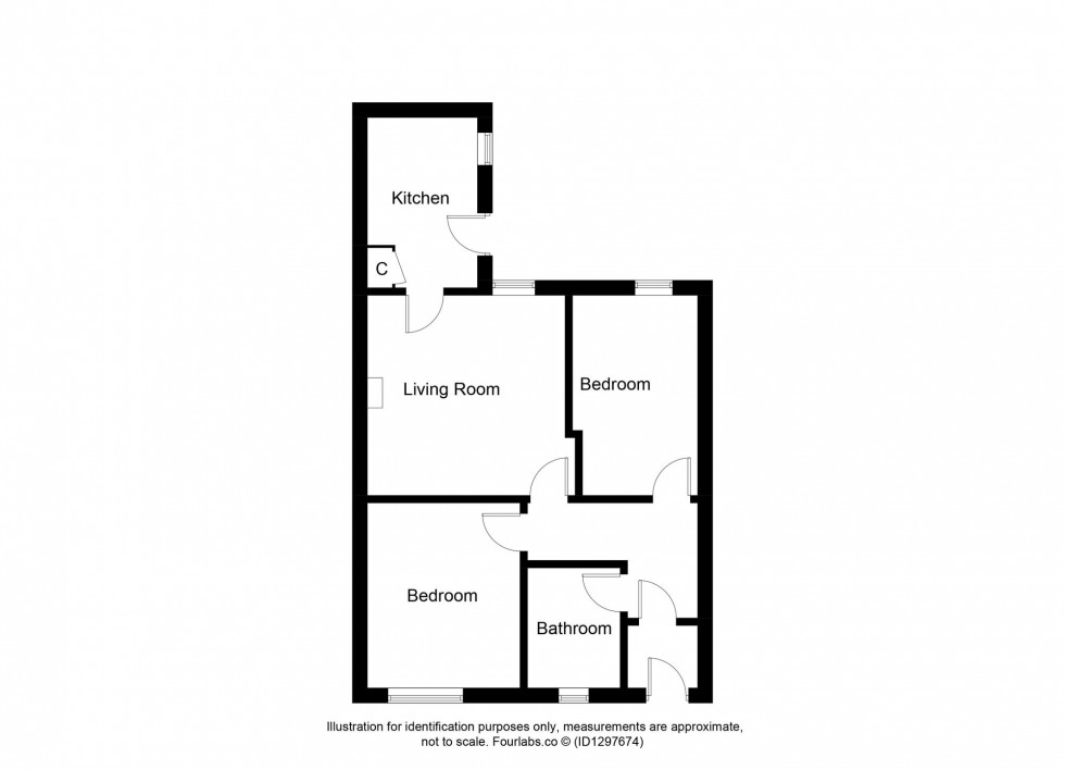 Floorplan for Salisbury Street, Kirkcaldy, KY2