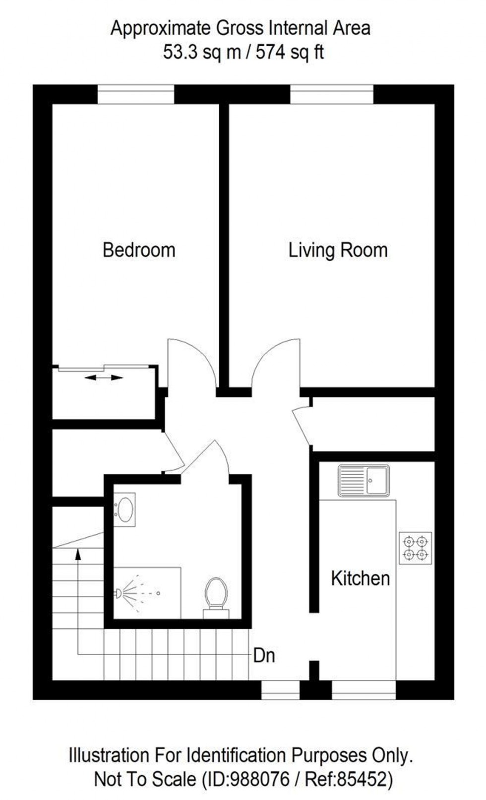 Floorplan for Argyle Court, Inverness, IV2