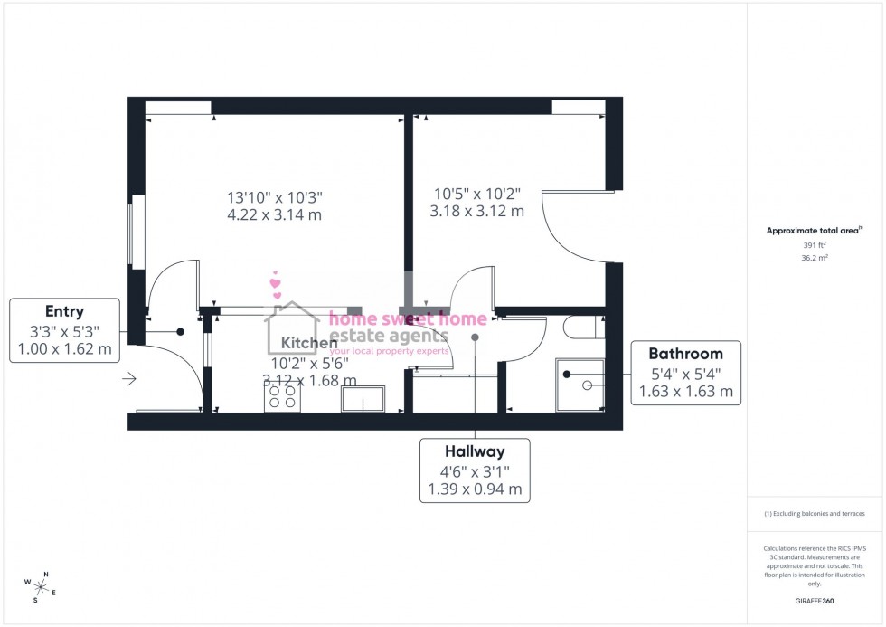 Floorplan for King Street, Inverness, IV3