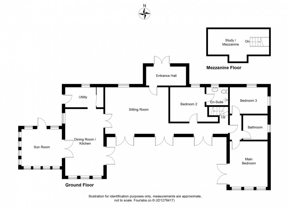 Floorplan for Little Cantray Road, Culloden Moor, IV2