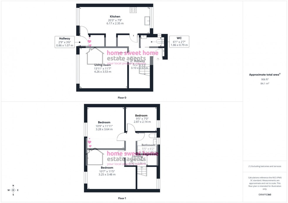 Floorplan for Cullen Court, Nairn, IV12