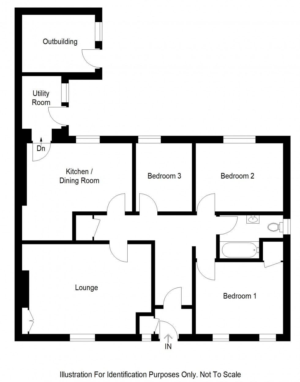 Floorplan for Salisbury Street, Kirkcaldy, KY2