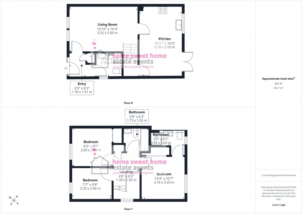 Floorplan for Kincraig Drive, Inverness, IV2