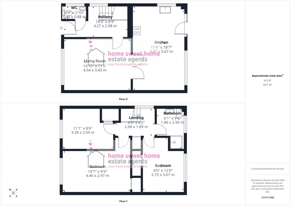 Floorplan for Provost Smith Crescent, Inverness, IV2