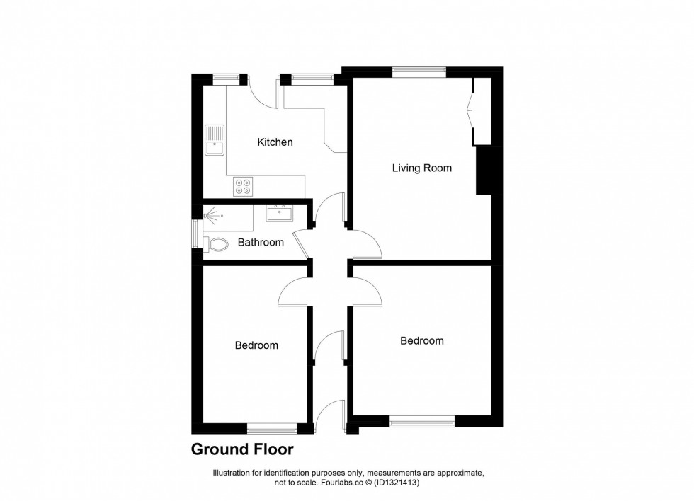 Floorplan for Cupar Road, Guardbridge, KY16