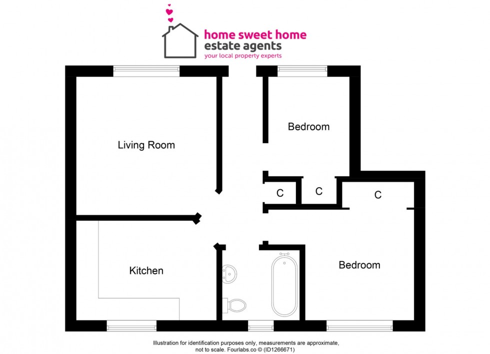 Floorplan for Holm Dell Place, Inverness, IV2