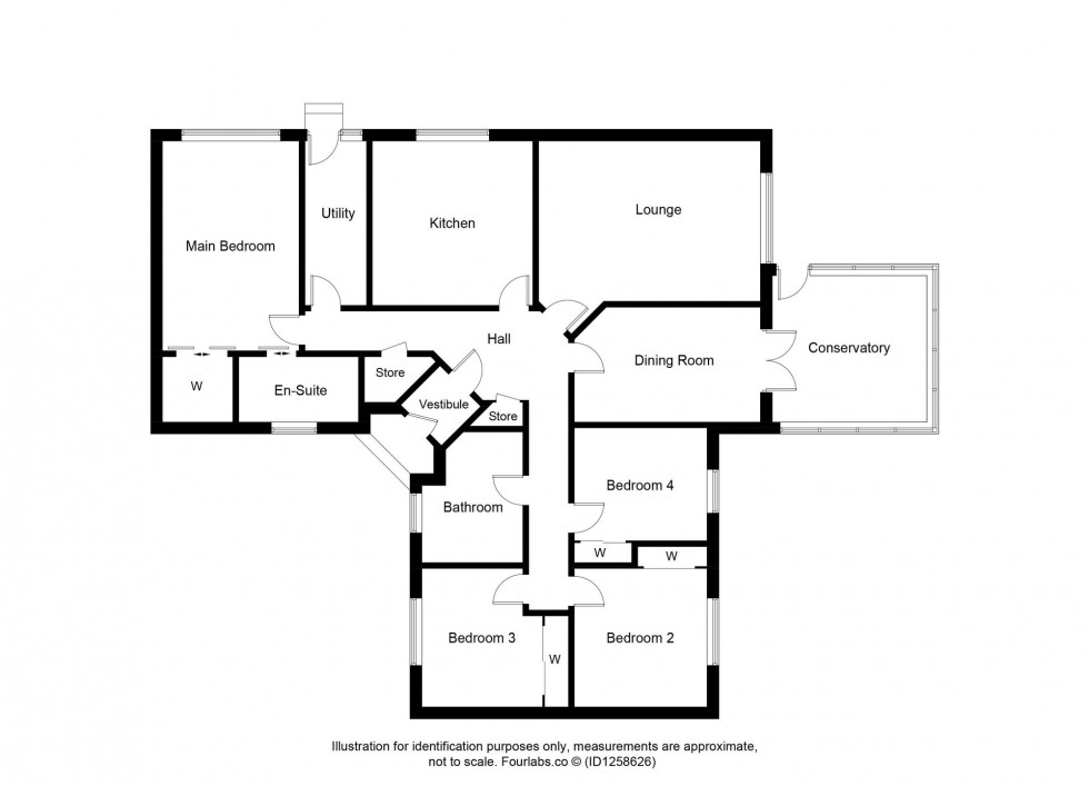 Floorplan for Braemar Gardens, Glenrothes, KY6