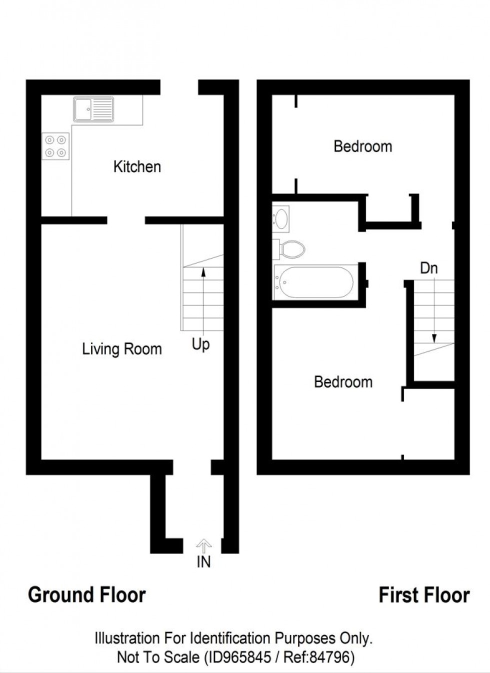 Floorplan for Blackwell Avenue, Culloden, Inverness