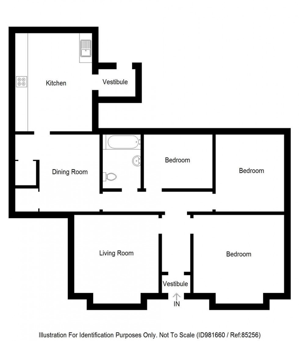 Floorplan for Clachnaharry Road, Inverness