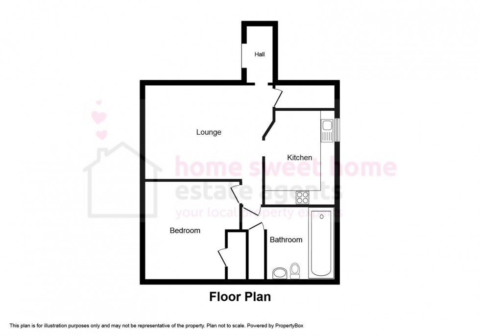 Floorplan for Murray Terrace, Smithton, Inverness