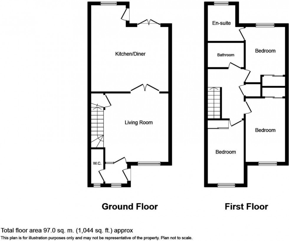 Floorplan for Inshes Mews, Inverness