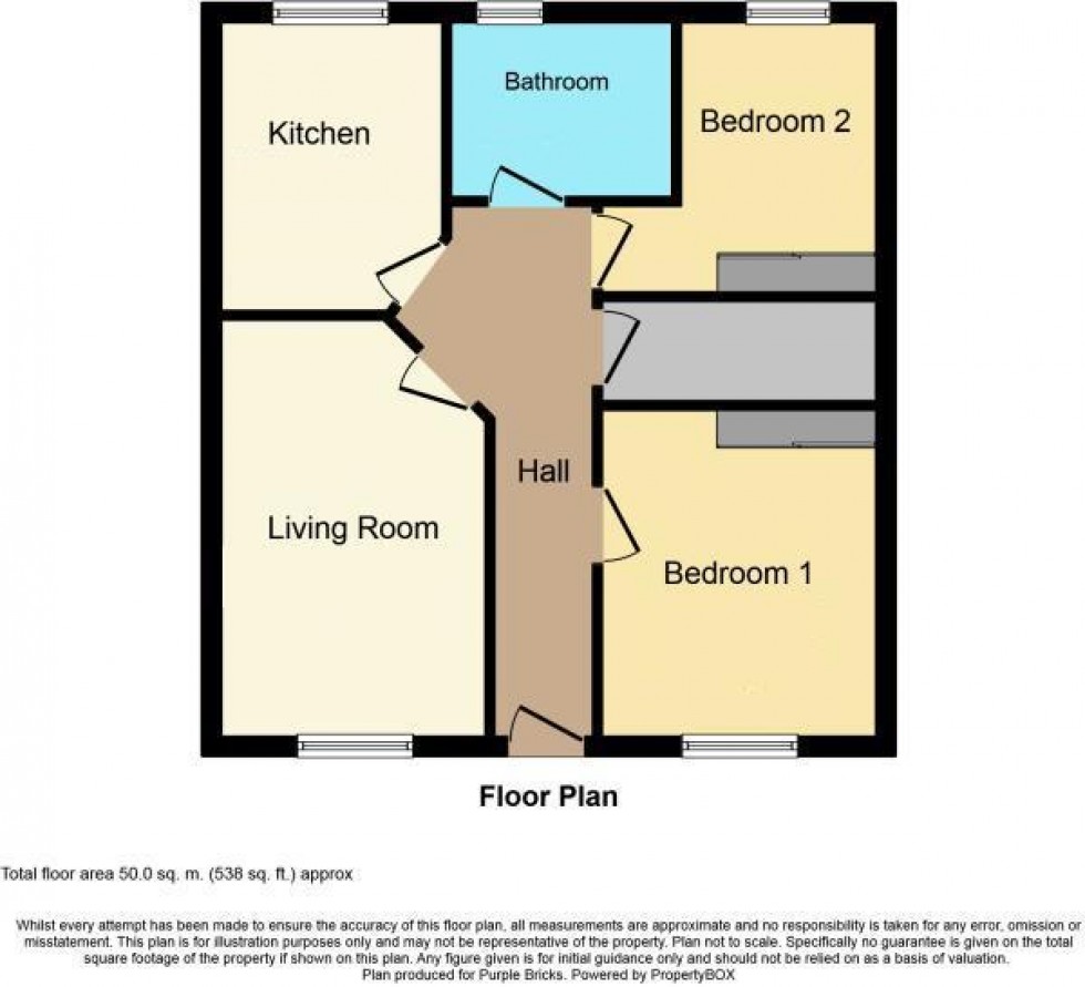 Floorplan for Pinewood Court, Inverness