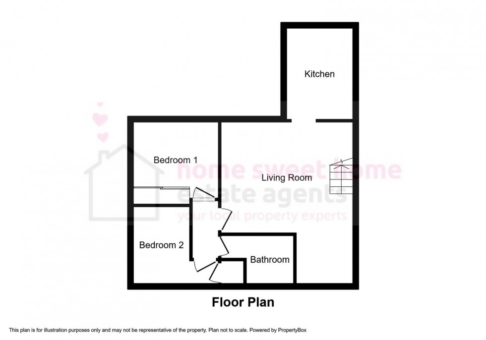 Floorplan for Murray Terrace, Smithton, Inverness