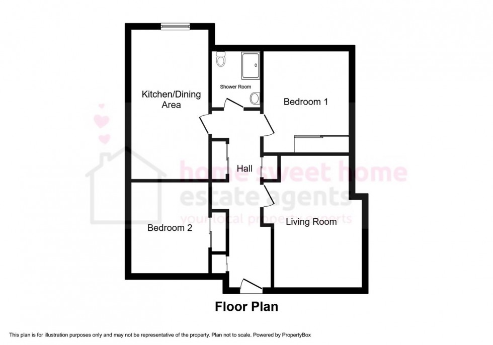 Floorplan for West Heather Road, Inverness