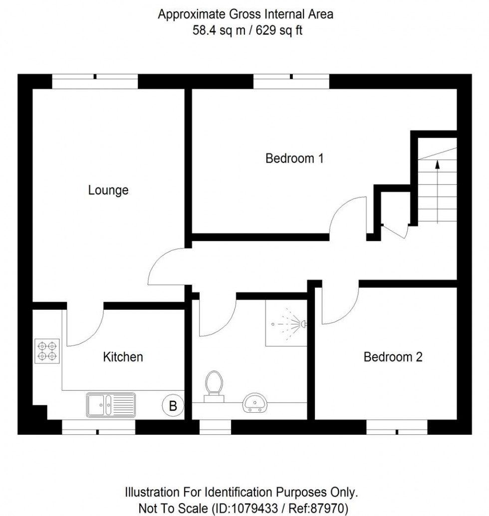 Floorplan for Spey Avenue, Inverness