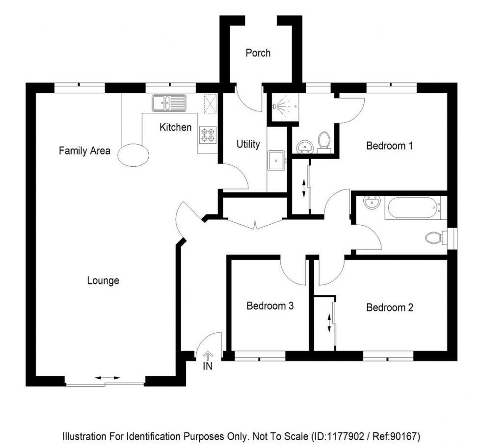 Floorplan for East lewiston, Drumnadrochit, Inverness