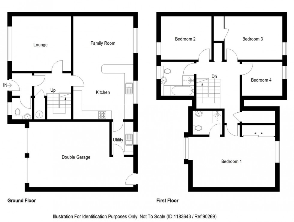 Floorplan for Towerhill Drive, Cradlehall, Inverness