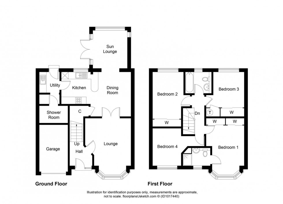 Floorplan for Lochty Drive, Kinglassie, Lochgelly