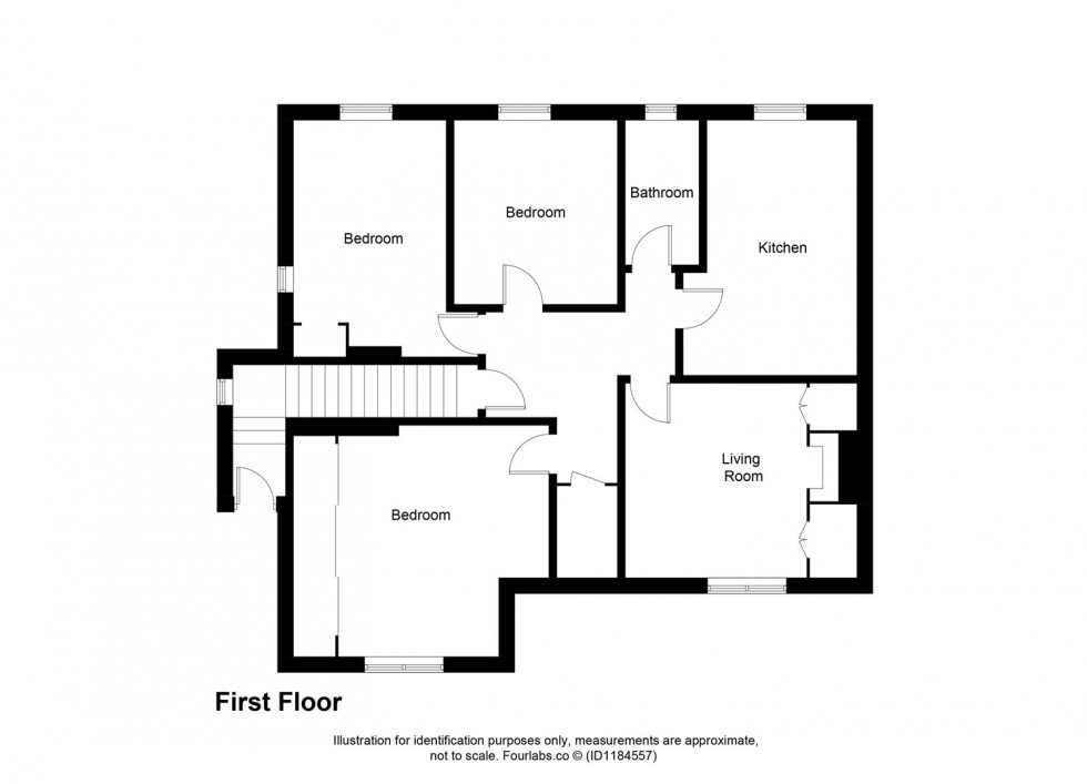 Floorplan for Denfield Avenue, Cardenden, Lochgelly