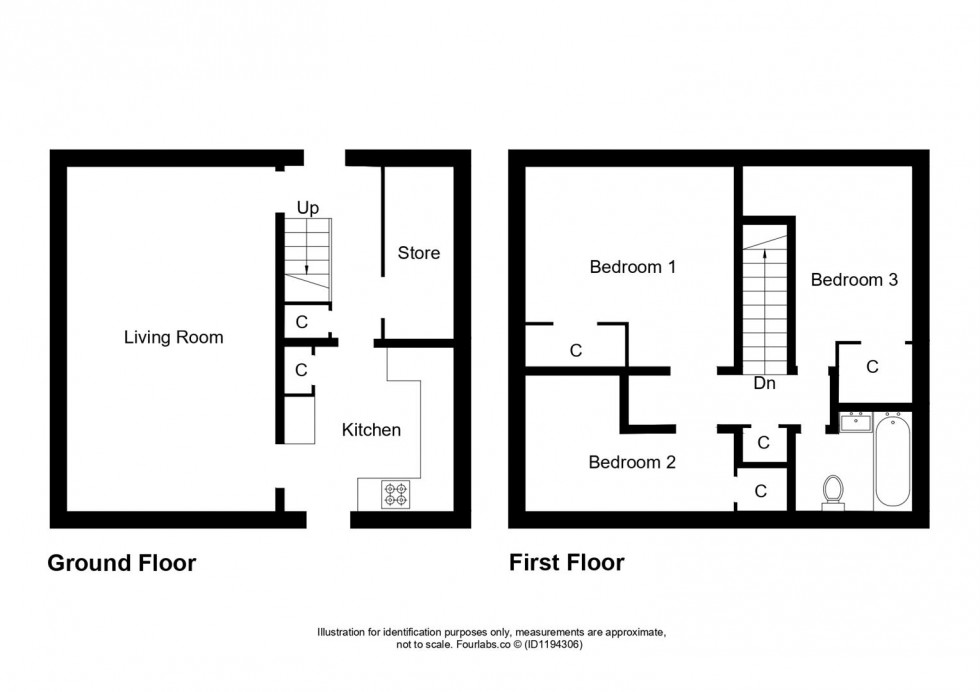 Floorplan for Balloan Road, Inverness