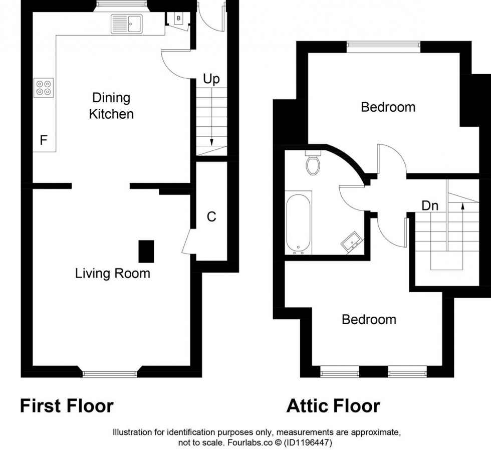 Floorplan for High Street, Leslie