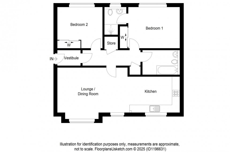 Floorplan for Corthan Court, Lochty Meadows