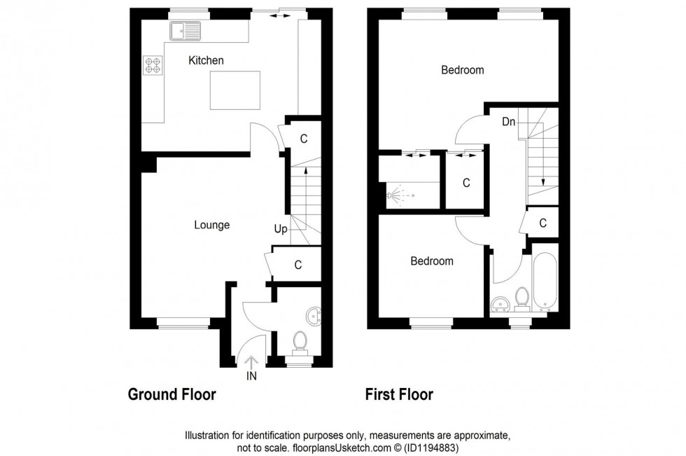 Floorplan for Cameron Drive, Kirkcaldy