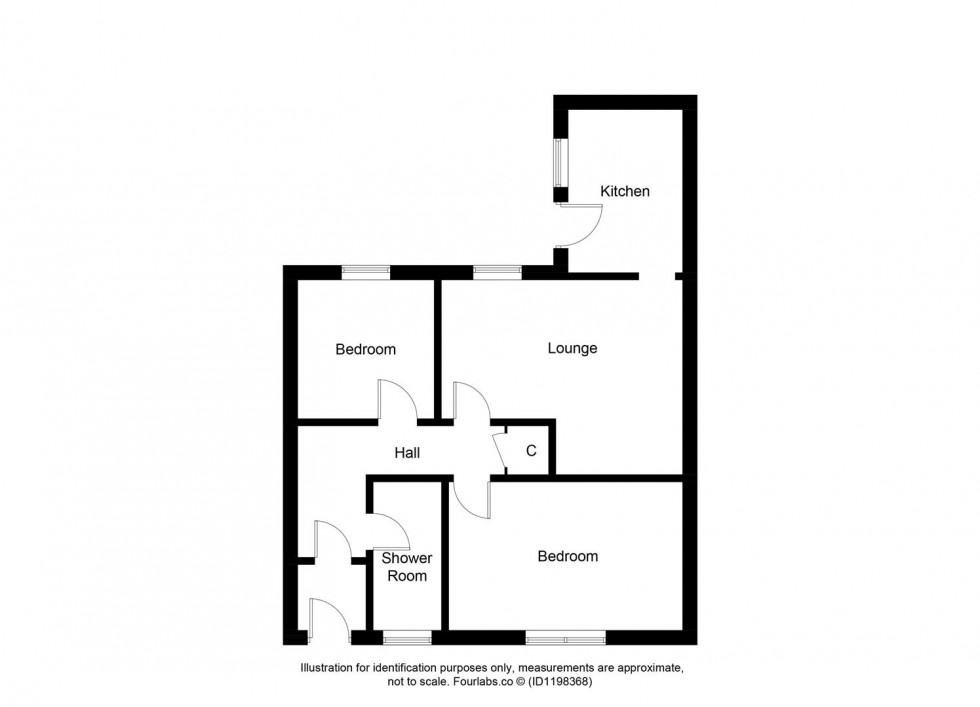 Floorplan for Salisbury Street, Kirkcaldy