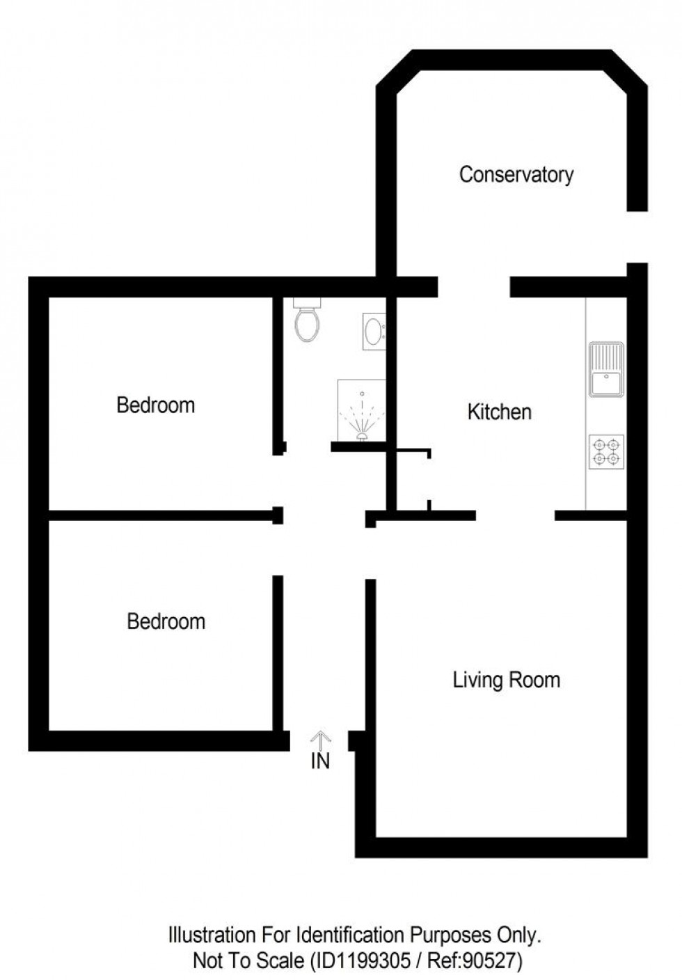 Floorplan for Cruamer, Lochinver, Lairg