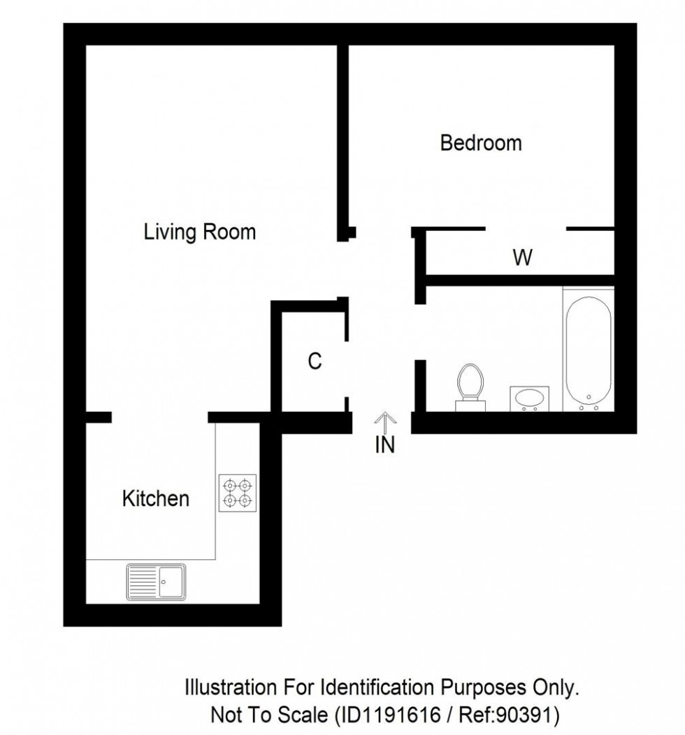 Floorplan for Hilton Court, Inverness