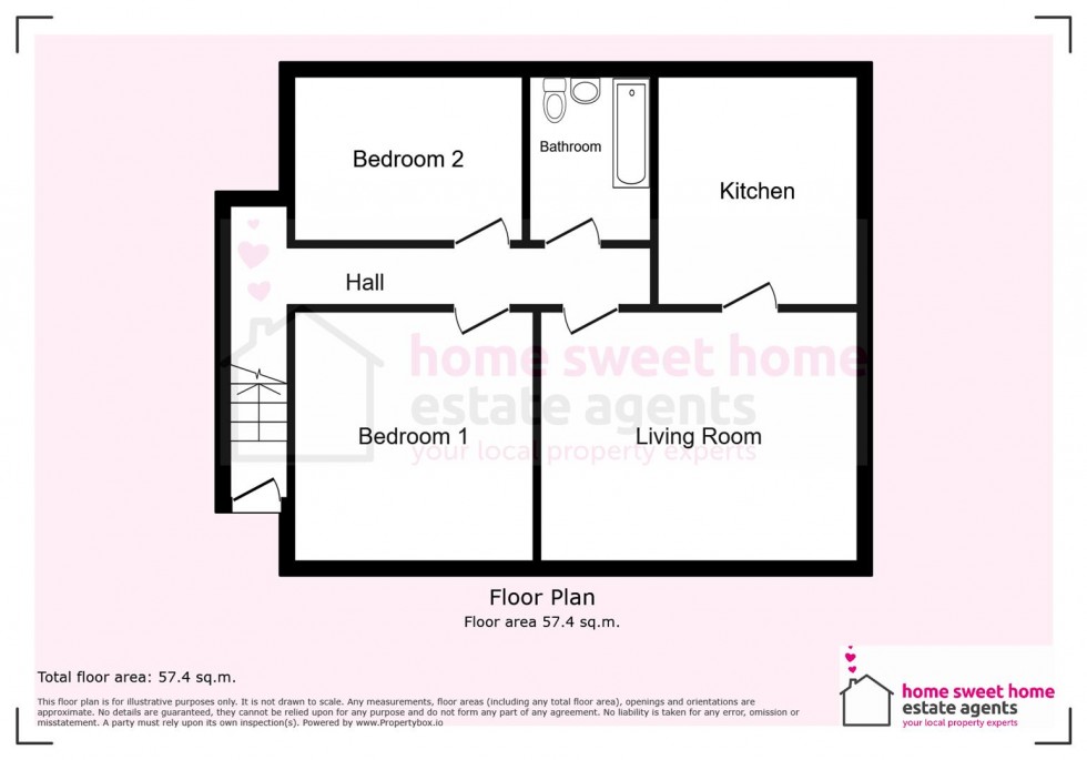 Floorplan for Macgillivray Court, Culloden, Inverness