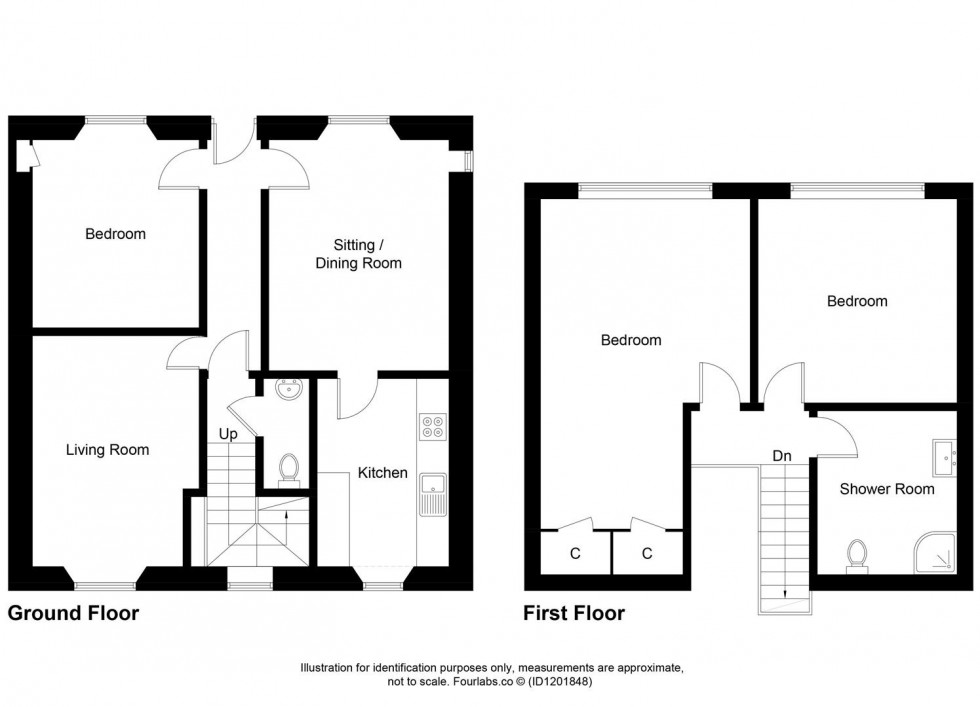 Floorplan for School Street, Markinch