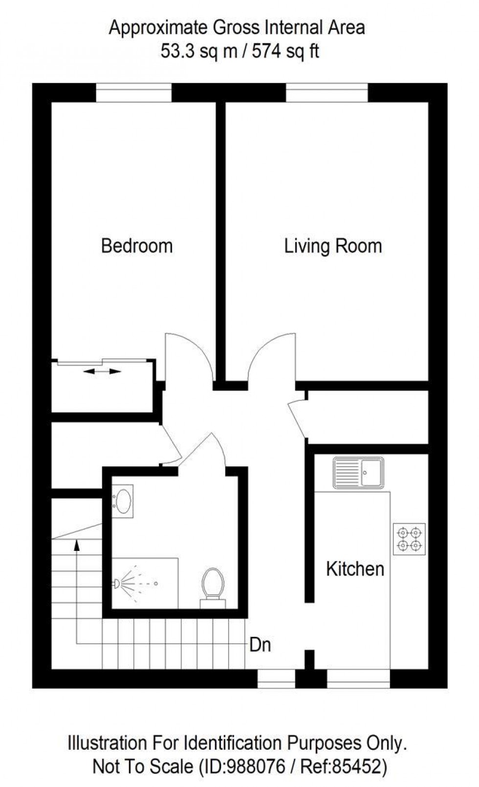 Floorplan for Argyle Court, Inverness