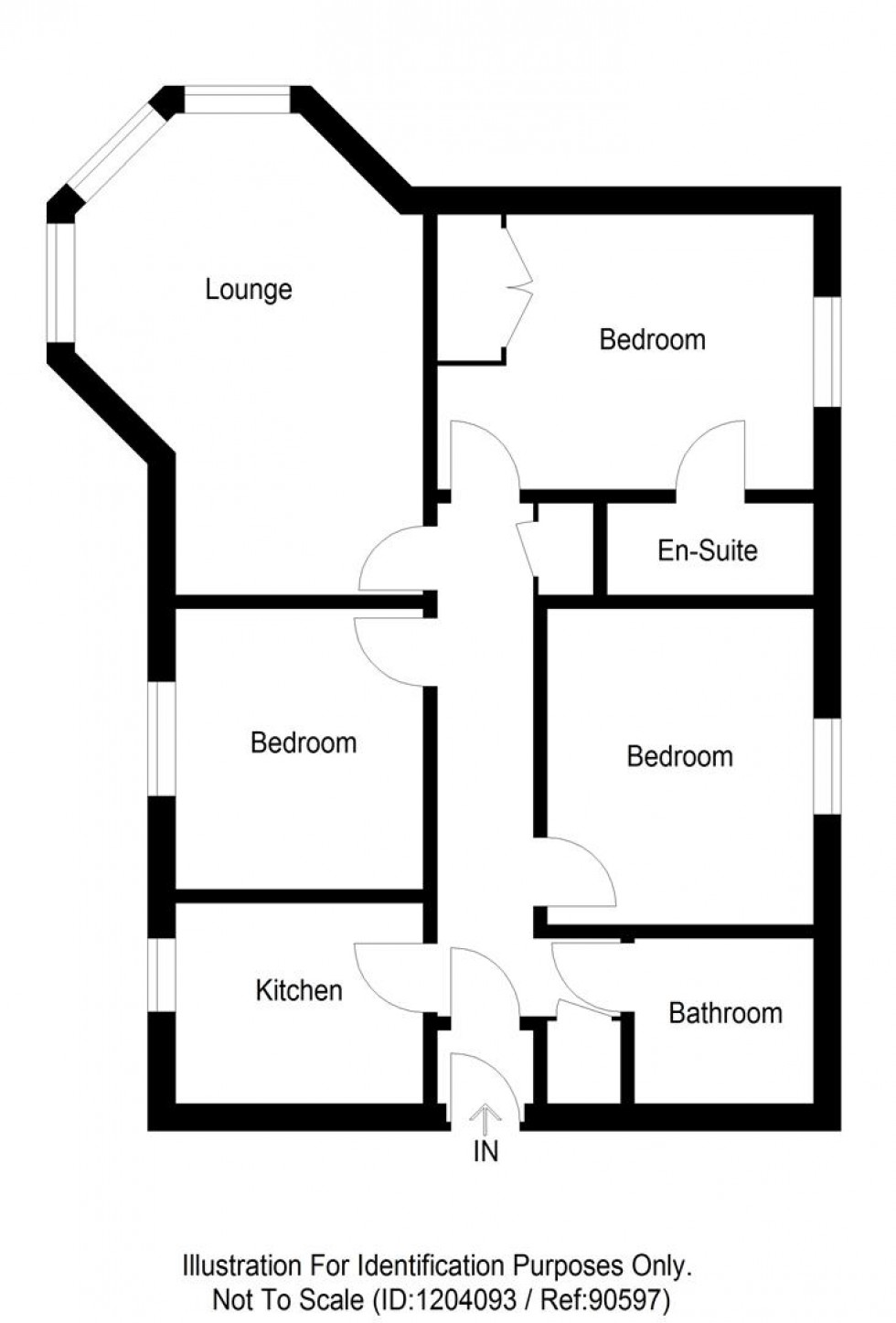 Floorplan for Malcolms Meadow, Kirkcaldy