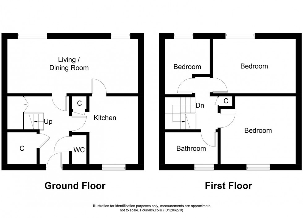 Floorplan for Inveraray Avenue, Glenrothes