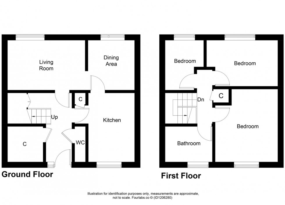 Floorplan for Cluny Place, Glenrothes