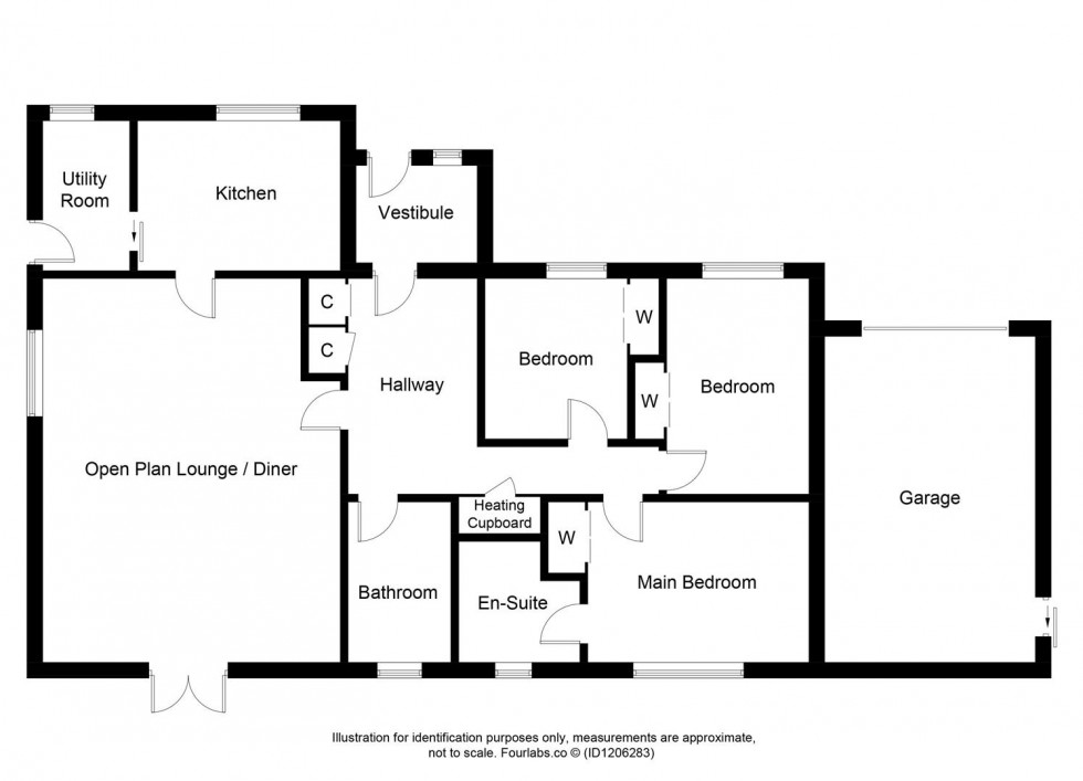 Floorplan for Main Street, Coaltown, Glenrothes