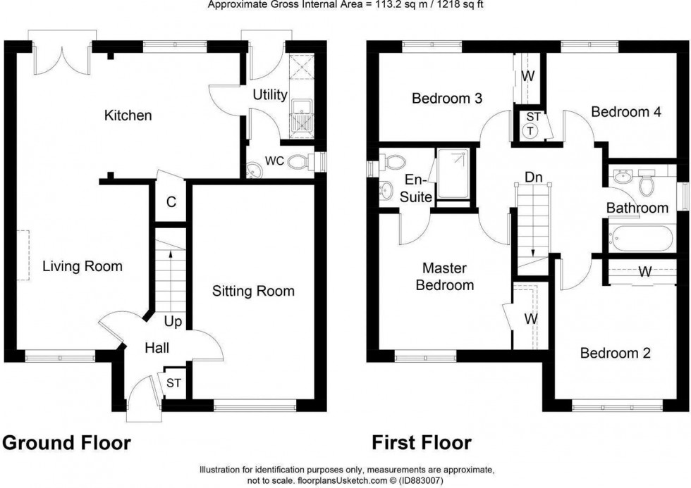 Floorplan for Sir Thomas Elder Court, Kirkcaldy