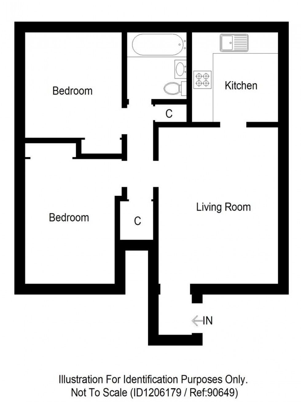 Floorplan for Cambrai Court, Station Road, Dingwall