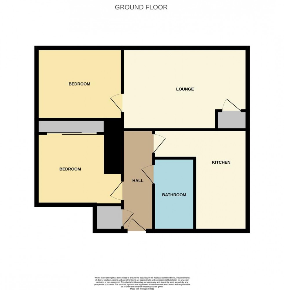 Floorplan for Brown Crescent, Thornton, Kirkcaldy